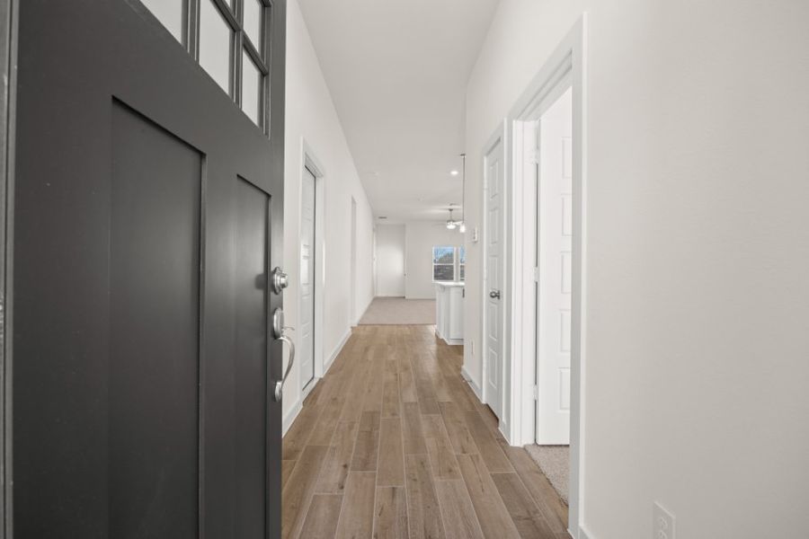 Representative unfurnished interior of a home built from the Myrtle 1687HS by Saratoga Homes in Ashland, Angleton (Image 12). Representative unfurnished interior of a home built from the Myrtle 1687HS by Saratoga Homes in Ashland, Angleton (Image 12).