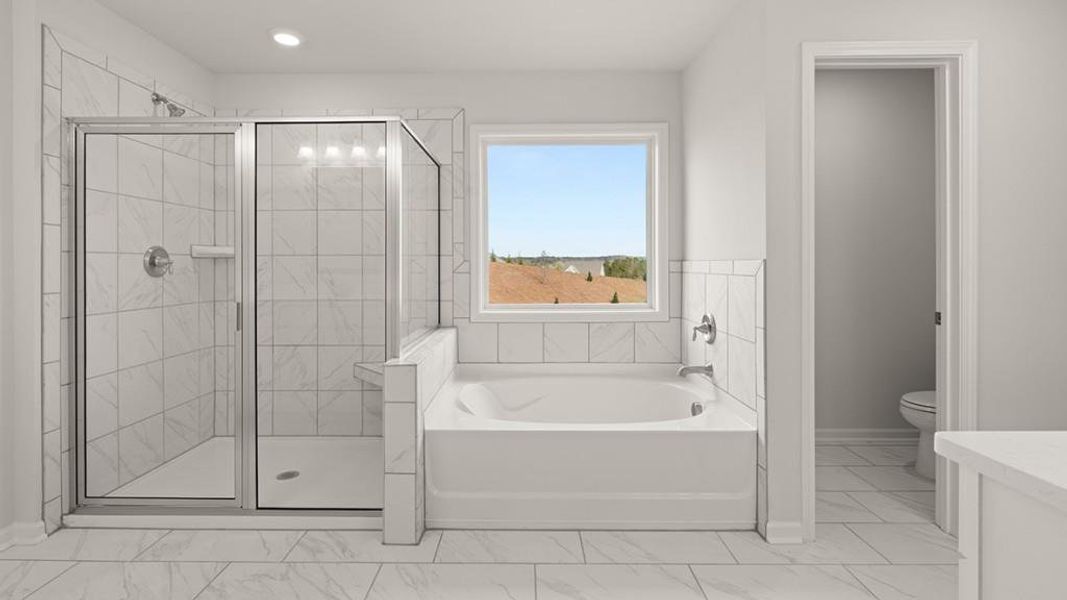 Furnished interior view inside a new home in Hamptons at Riverwood East, Dallas (Image 7).