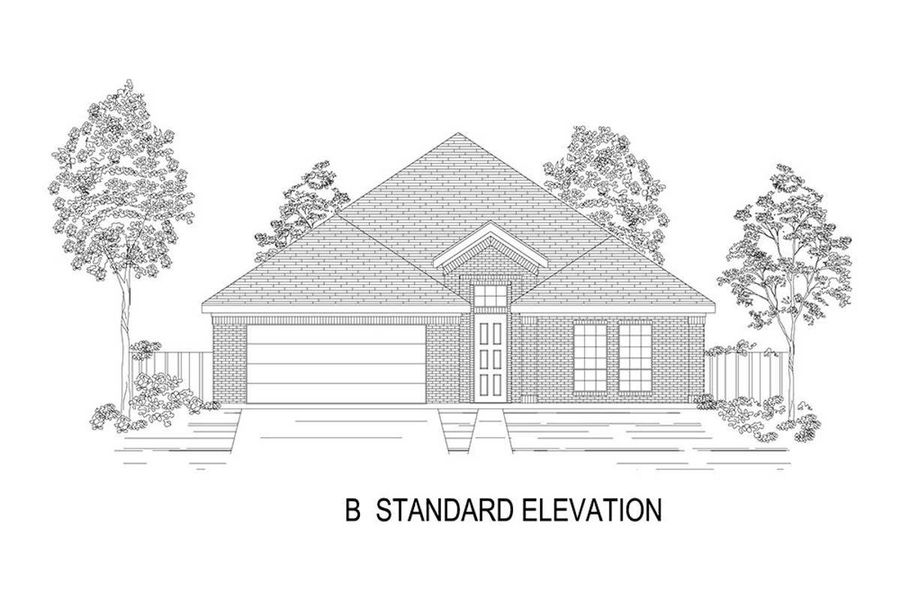 Representative rendering of the exterior for the Woodford 2F-WP by First Texas Homes (Image 10). Representative rendering of the exterior for the Woodford 2F-WP by First Texas Homes (Image 10).