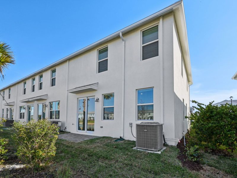 Exterior details and patio area of a home in Tidewater, Fort Pierce (Image 4). Exterior details and patio area of a home in Tidewater, Fort Pierce (Image 4).