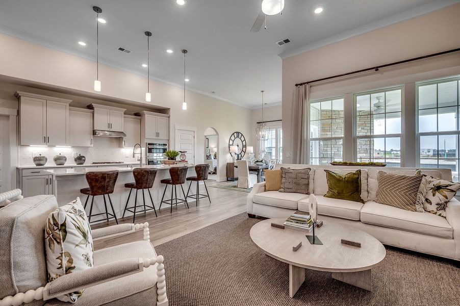 Representative furnished interior of a home built from the Fullerton - Premier Collection by Mungo Homes in Arcadia, Myrtle Beach (Image 4).