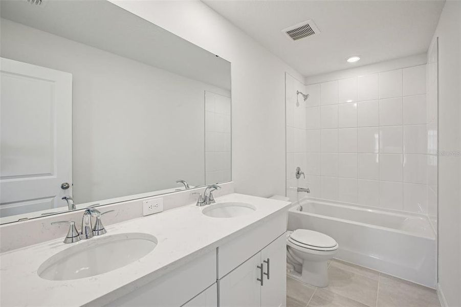 Furnished interior view inside a new home in Two Rivers - Premier Series, Zephyrhills (Image 14).