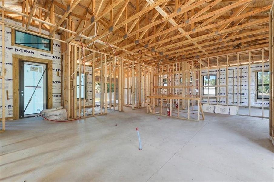 In-progress construction of a new home in , Avon Park, FL (Image 6).