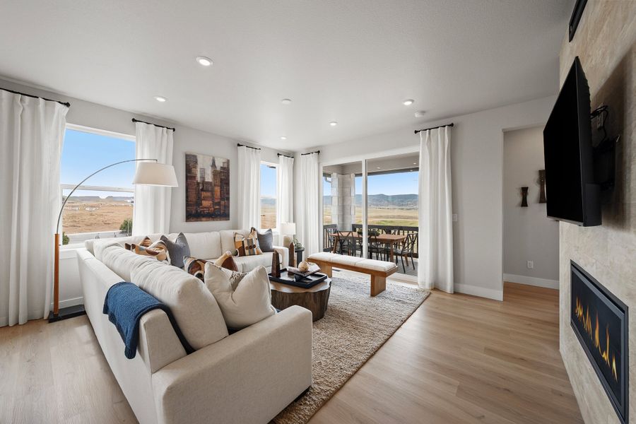 Representative furnished interior of a home built from the 3 by Trumark Homes in Trumark Homes at Sterling Ranch, Littleton (Image 10).