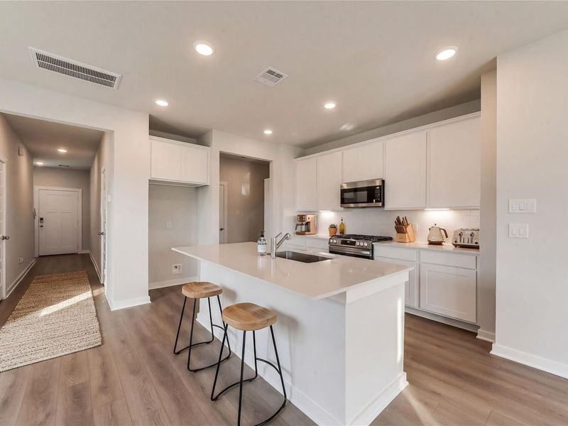 Furnished interior view inside a new home in The Villages at WestPointe, Dayton (Image 20).