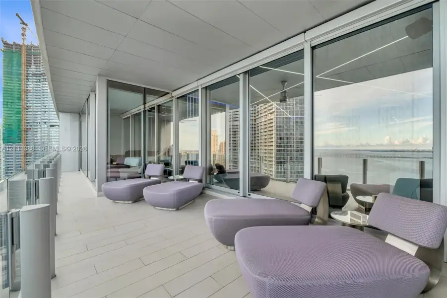 Exterior details and patio area of a home in , Miami (Image 2). Exterior details and patio area of a home in , Miami (Image 2).