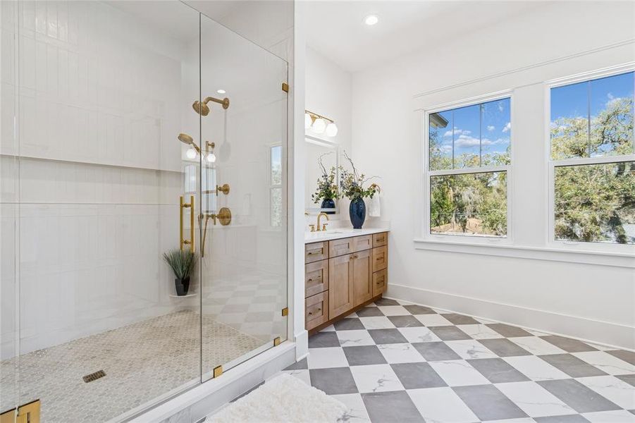 Furnished interior view inside a new home in , Tampa (Image 17). Furnished interior view inside a new home in , Tampa (Image 17).