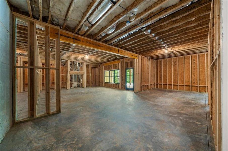In-progress construction of a new home in , Cumming, GA (Image 65).