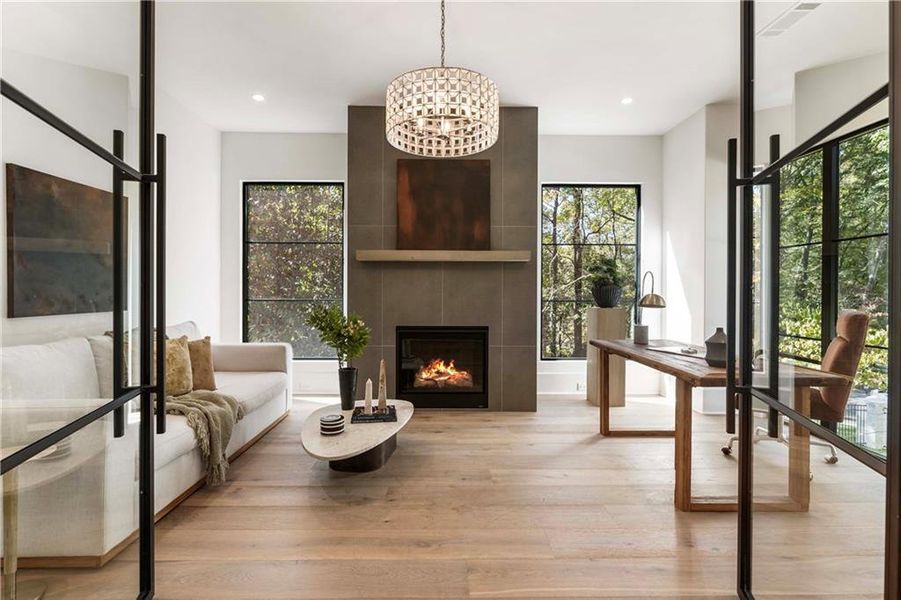 Furnished interior view inside a new home in , Sandy Springs (Image 41). Furnished interior view inside a new home in , Sandy Springs (Image 41).