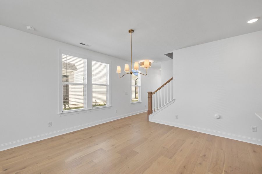 Representative unfurnished interior of a home built from the The Juniper by RobuckHomes in Kennebec Crossing, Angier (Image 30).