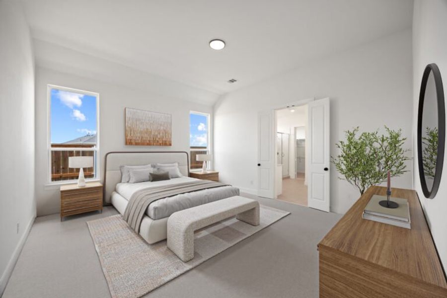 Furnished interior view inside a new home in Uptown Celina, Celina (Image 9).