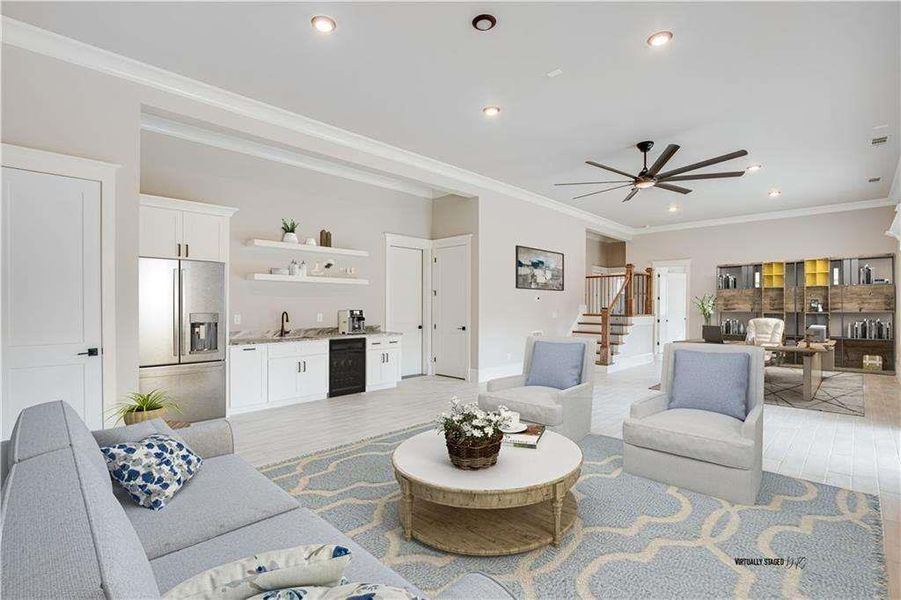 Furnished interior view inside a new home in , Gainesville (Image 31).