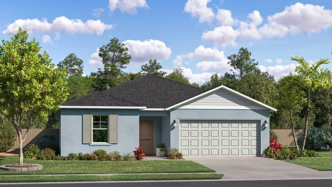 Exterior B with landscaping Exterior B with landscaping
