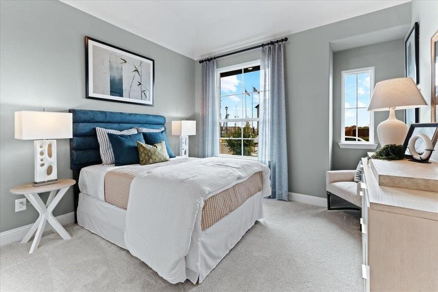 Furnished interior view inside a new home in Walden Pond West, Forney (Image 4).