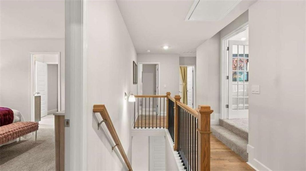 Furnished interior view inside a new home in Heritage Pointe, Senoia (Image 39).
