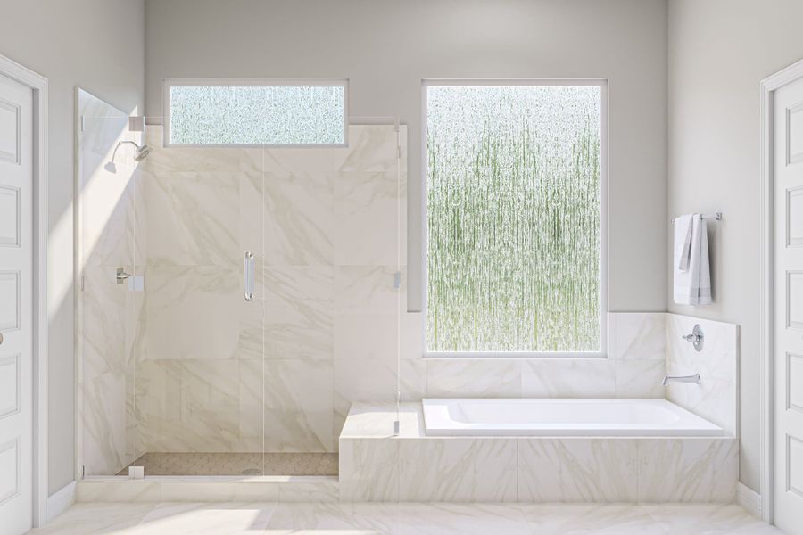 Furnished interior view inside a new home in Trillium, Richmond (Image 12).