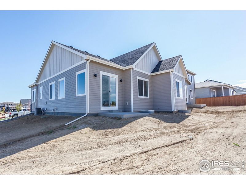 Exterior details and patio area of a home in Promontory Point, Greeley (Image 4).