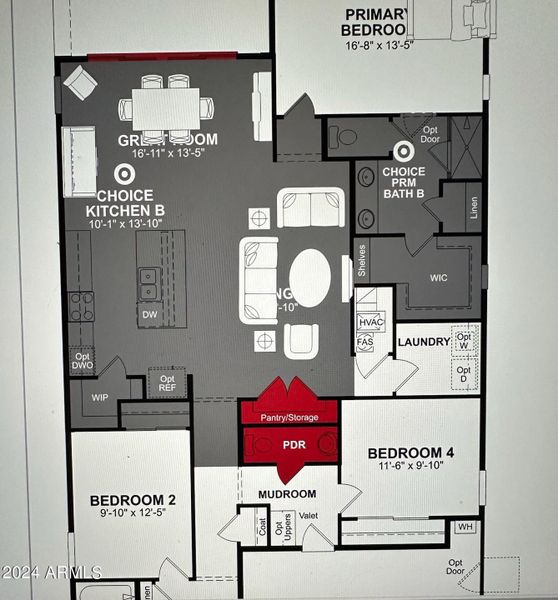 EXAMPLE 1 FURNITURE LAYOUT