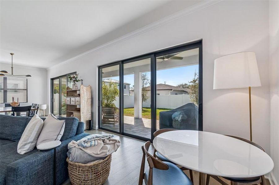 Furnished interior view inside a new home in , Tampa (Image 39).