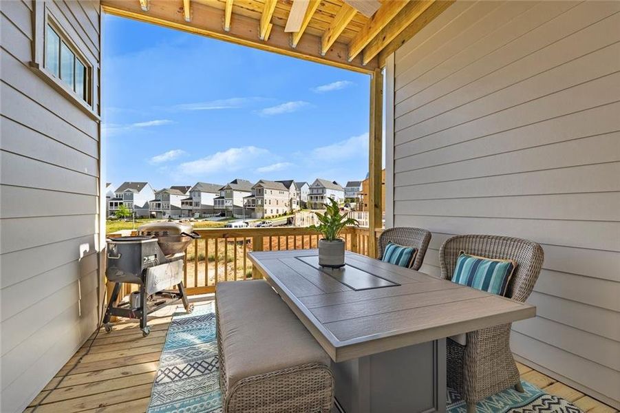 Exterior details and patio area of a home in , Woodstock (Image 25).