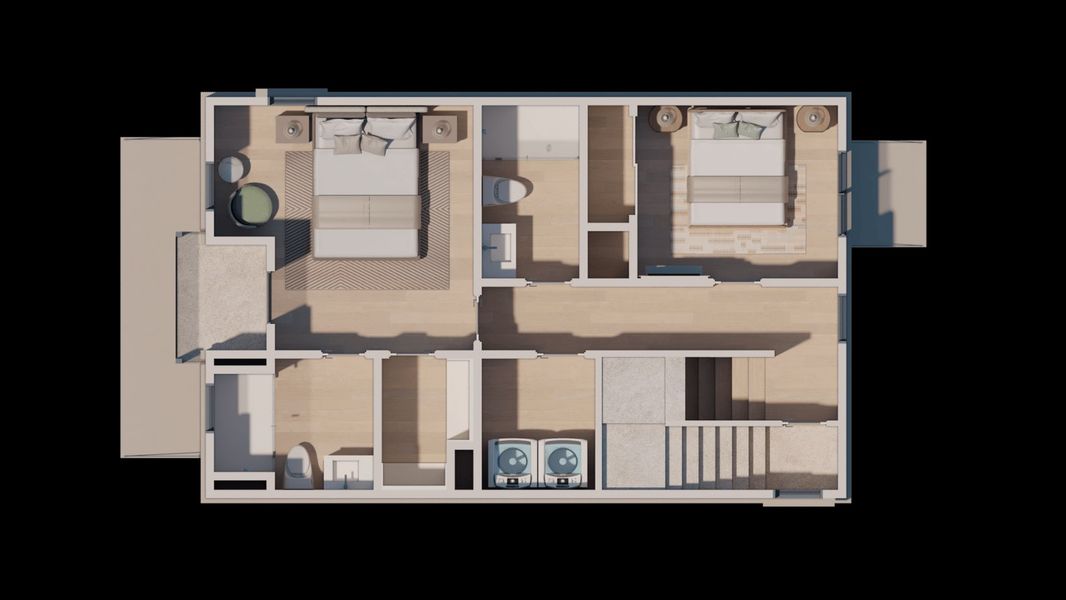 2D floor plan layout for the Autumn by Ascend Communities in Echo Park, Phoenix, AZ (Image 4). 2D floor plan layout for the Autumn by Ascend Communities in Echo Park, Phoenix, AZ (Image 4).