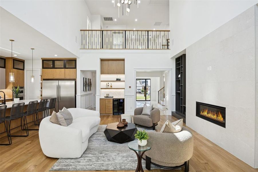 Furnished interior view inside a new home in , Dallas (Image 26).