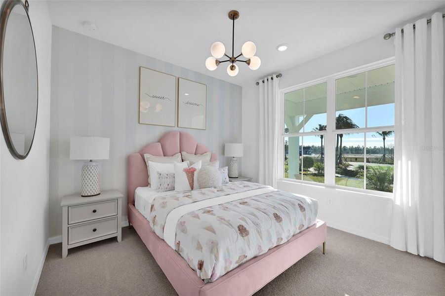 Furnished interior view inside a new home in Seminole Palms, Palm Coast (Image 6).