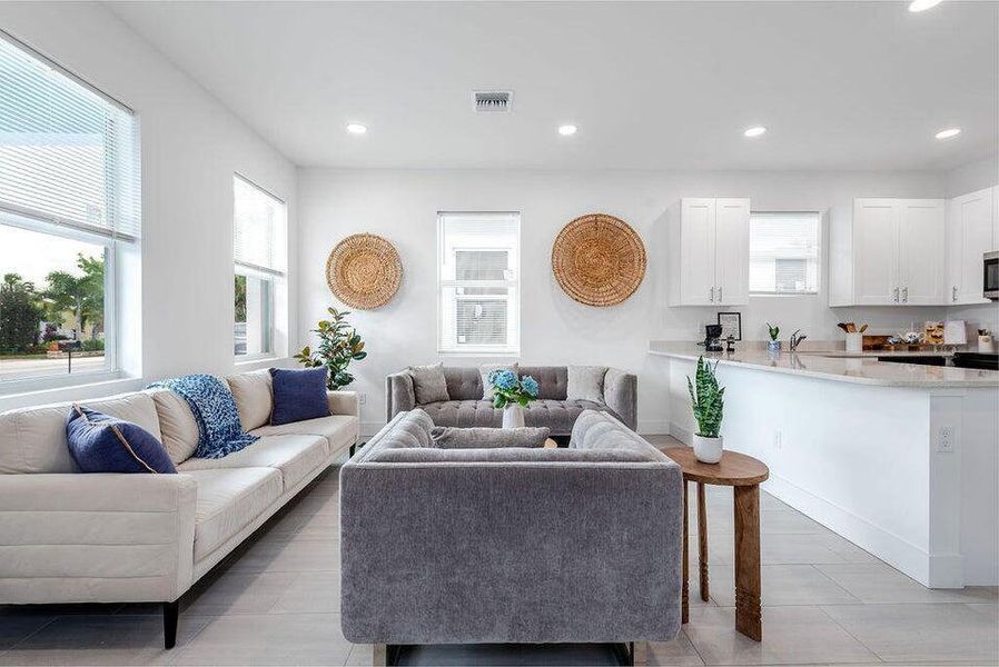 Furnished interior view inside a new home in , West Palm Beach (Image 23).