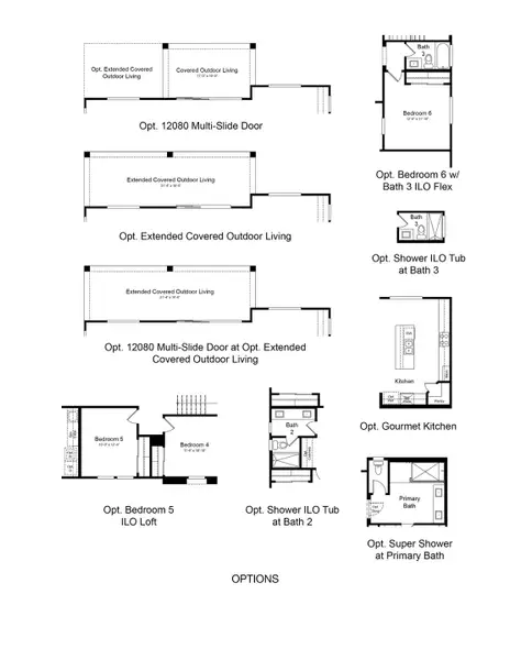 2D floor plan layout of this home in Parkside, Avondale, AZ (Image 4).