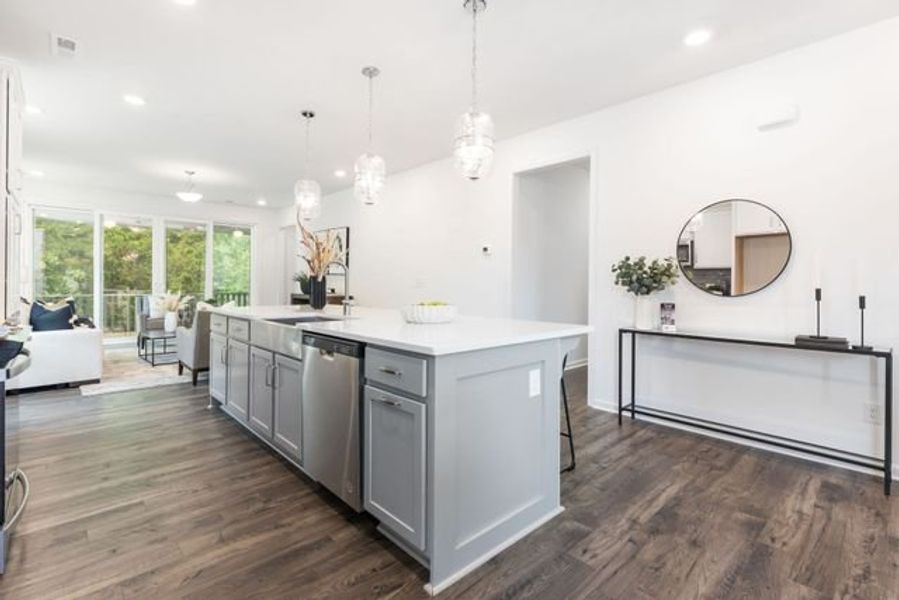 Representative furnished interior of a home built from the Abington by True Homes in Westbrook Falls, Colfax (Image 5).