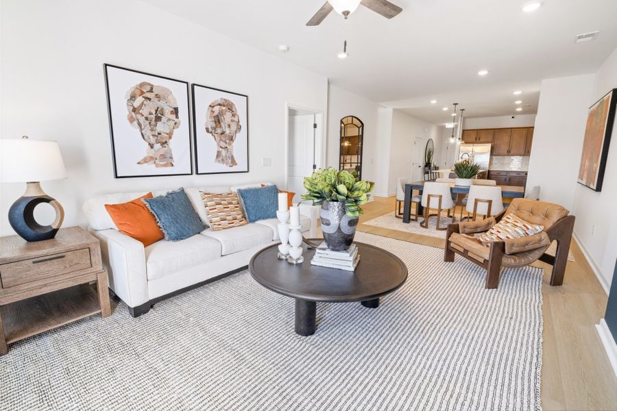 Furnished interior view inside a new home in Stratford Station, Lebanon (Image 11).