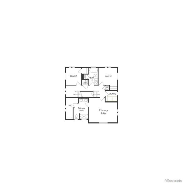 2D floor plan layout of this home in , Aurora, CO (Image 1).