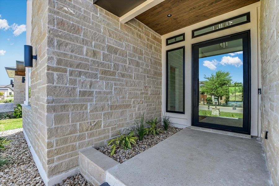 Exterior details and patio area of a home in , Horseshoe Bay (Image 25).
