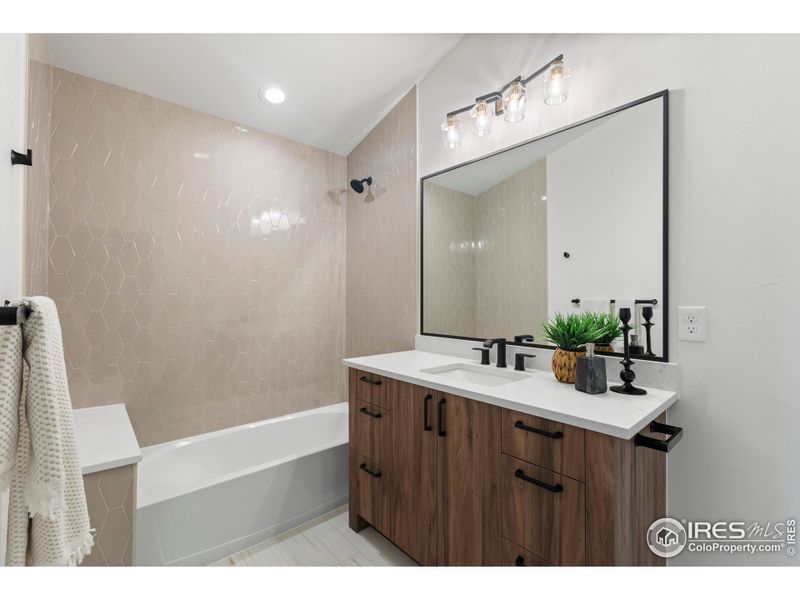 Furnished interior view inside a new home in , Fort Collins (Image 28).