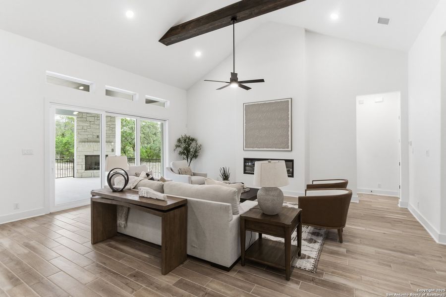 Furnished interior view inside a new home in Heimer Estates at Garden Ridge, San Antonio (Image 42).