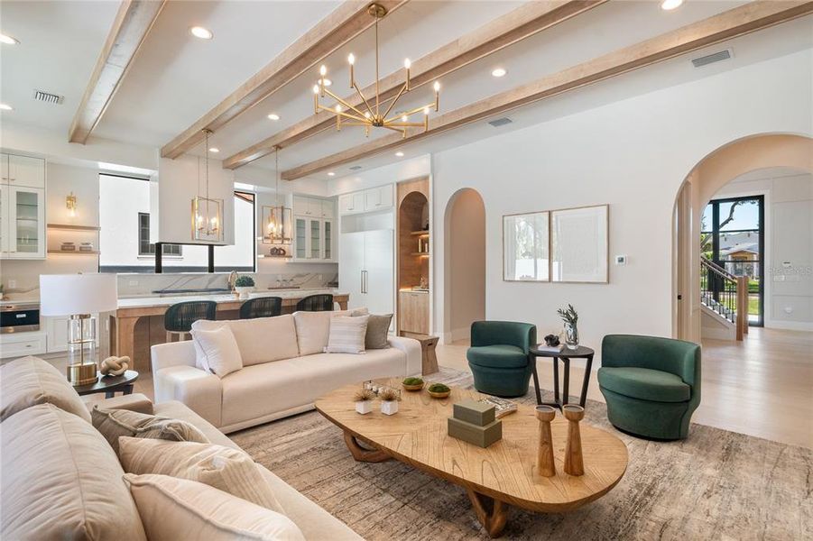 Furnished interior view inside a new home in , Winter Park (Image 29).