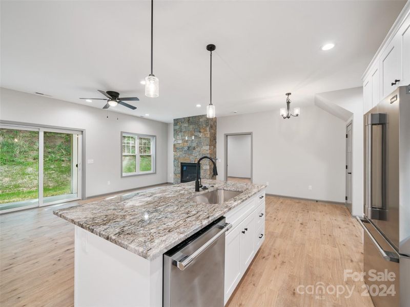 Beautiful granite countertops and stainless steel appliances Beautiful granite countertops and stainless steel appliances