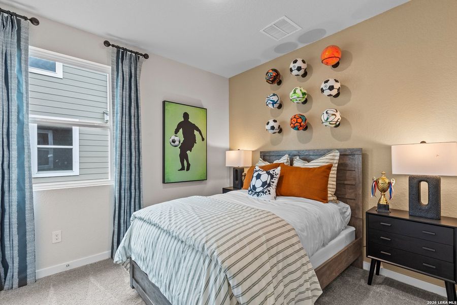 Furnished interior view inside a new home in Park Place, New Braunfels (Image 6).