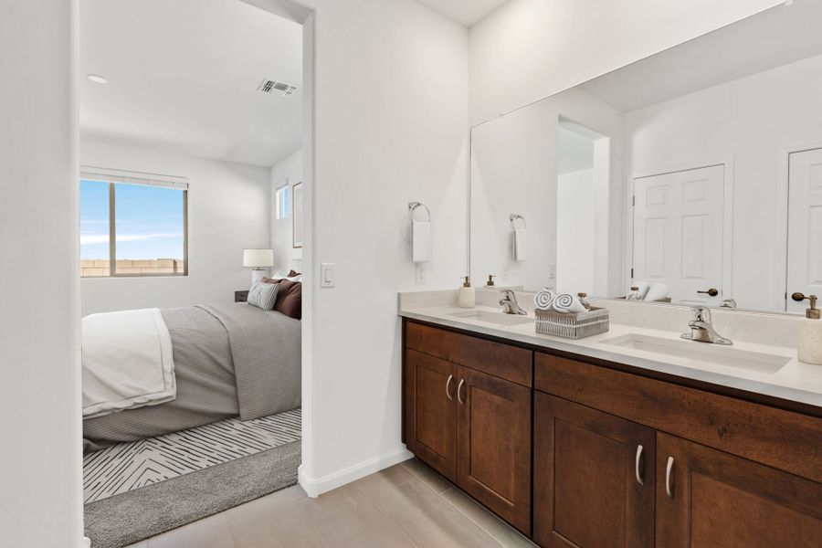 Furnished interior view inside a new home in Cantabria at Rincon Knolls, Vail (Image 7).