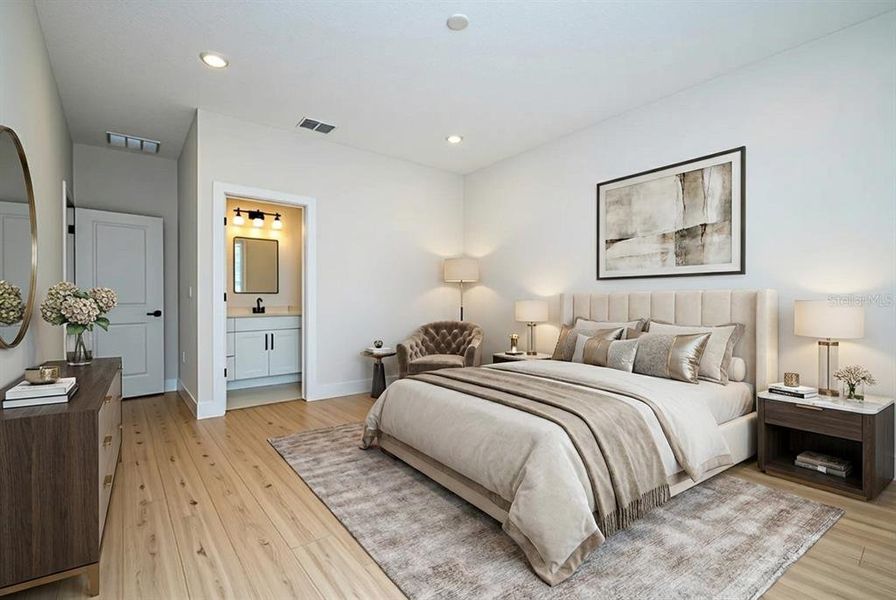 Furnished interior view inside a new home in , Orlando (Image 11).