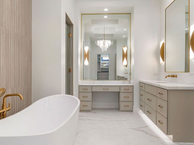 Furnished interior view inside a new home in , San Antonio (Image 10).