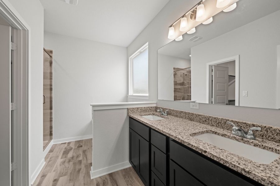 Furnished interior view inside a new home in Rancho San Gabriel, Georgetown (Image 7).