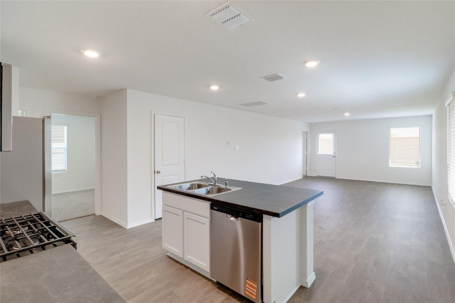 Furnished interior view inside a new home in Prairie Lakes, Buda (Image 4).