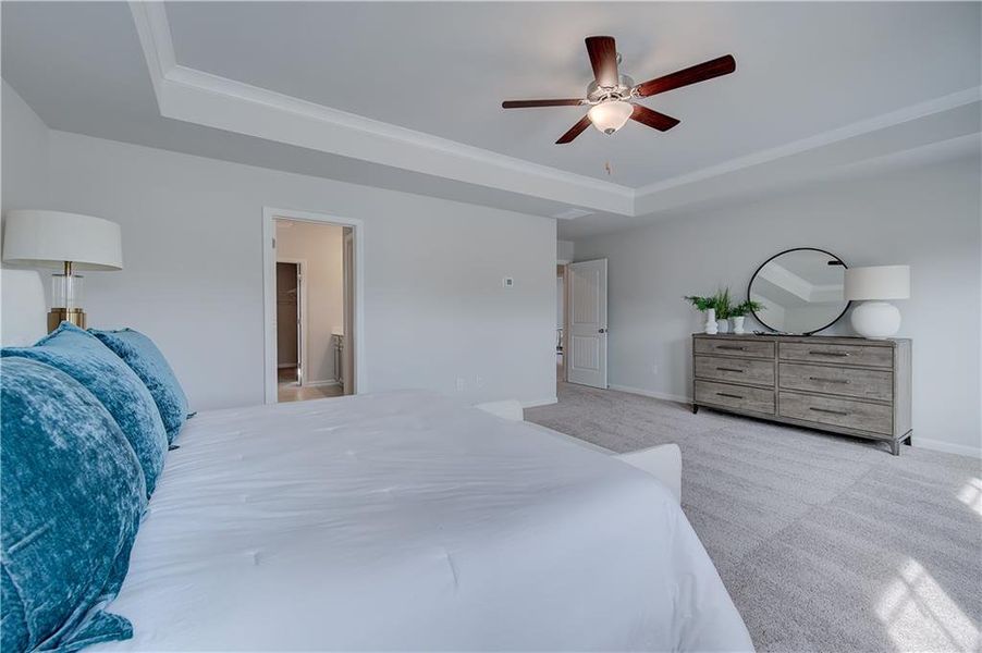 Furnished interior view inside a new home in Burchwood, Stockbridge (Image 18).