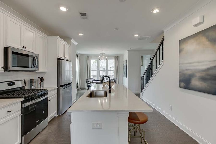 Representative furnished interior of a home built from the Archer by Ashton Woods in Reverie on Cumberland, Atlanta (Image 26).
