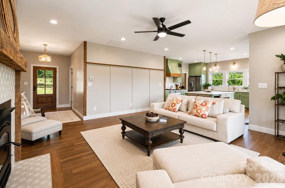Furnished interior view inside a new home in , Taylorsville (Image 6). Furnished interior view inside a new home in , Taylorsville (Image 6).