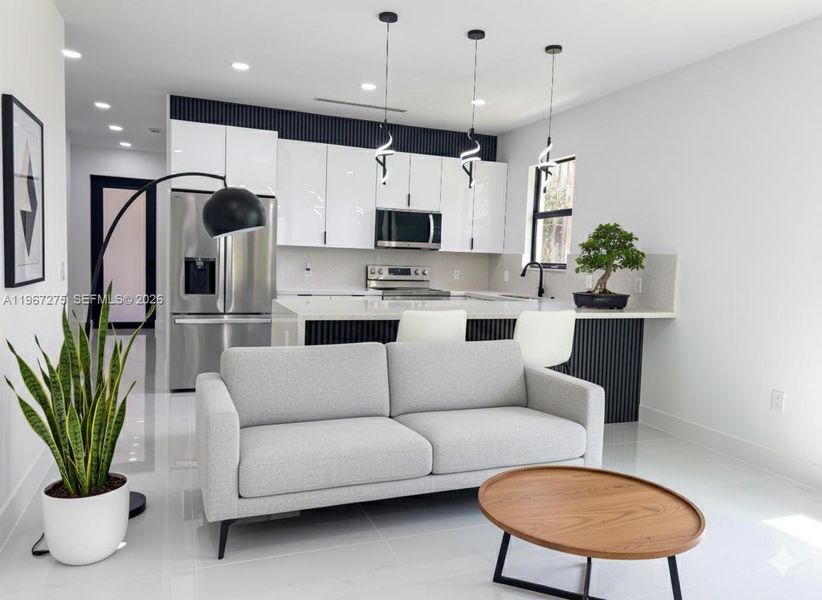 Furnished interior view inside a new home in , Lehigh Acres (Image 5).