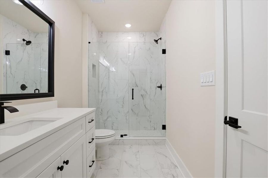 Furnished interior view inside a new home in , Monroe (Image 46).