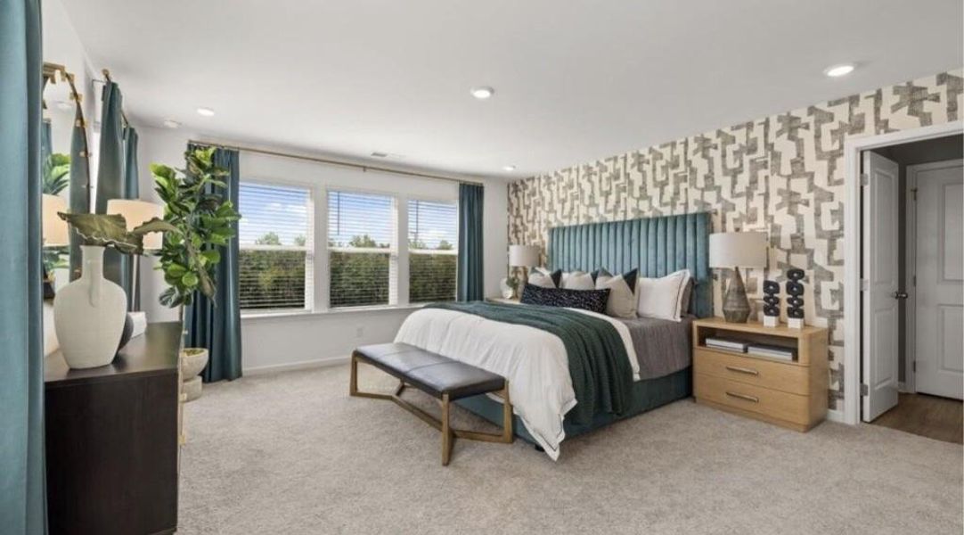 Furnished interior view inside a new home in Towns at Ivy Creek, Buford (Image 6).