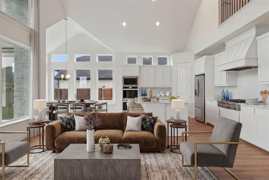 Furnished interior view inside a new home in Somercrest, Midlothian (Image 13).